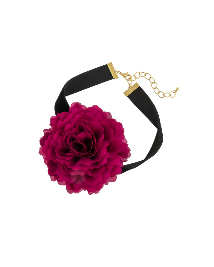 Dauplaise Jewelry - Luxury Flower Choker Necklace