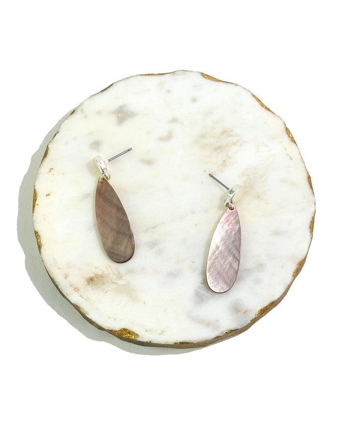 Dauplaise Jewelry - Seaside Serenity Shell Disc Earrings