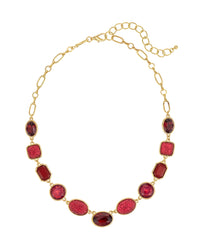 Dauplaise Jewelry - Crimson Majesty Necklace