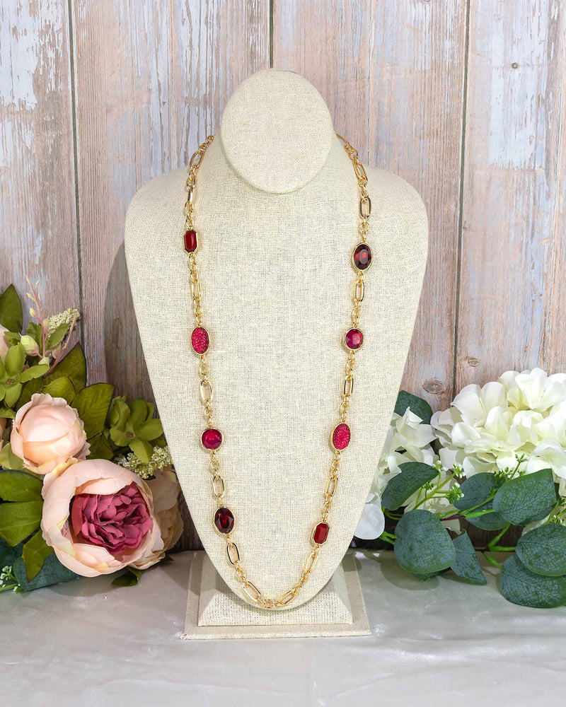 Dauplaise Jewelry - Eternal Crimson Cascade