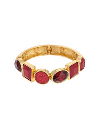 Dauplaise Jewelry - Crimson Elegance Stretch Bracelet