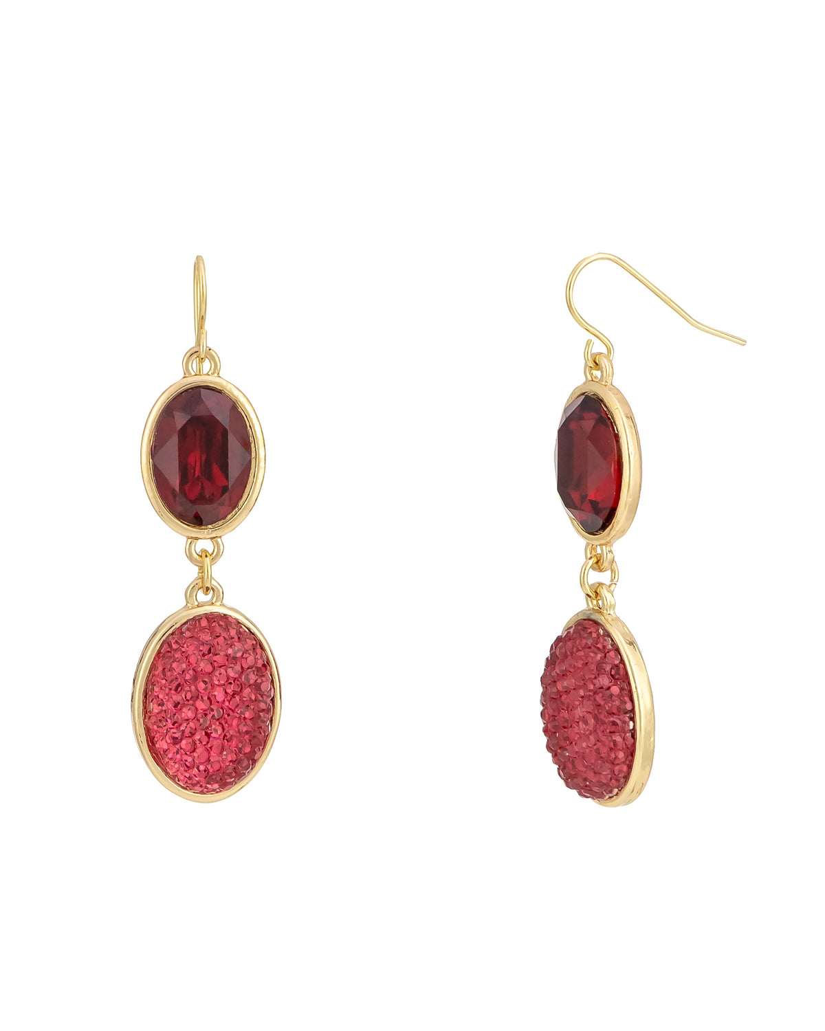 Dauplaise Jewelry - Crimson Cascade Earrings