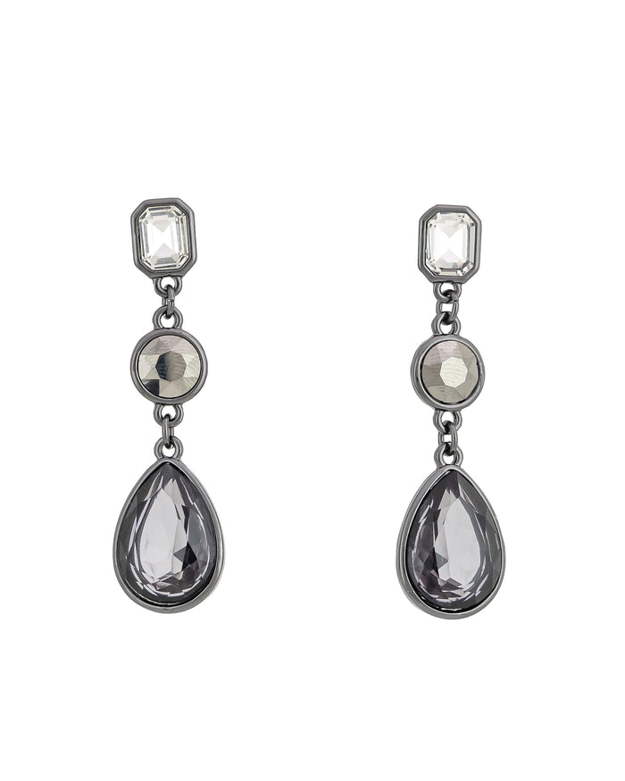 Dauplaise Jewelry - Obsidian Elegance Earrings