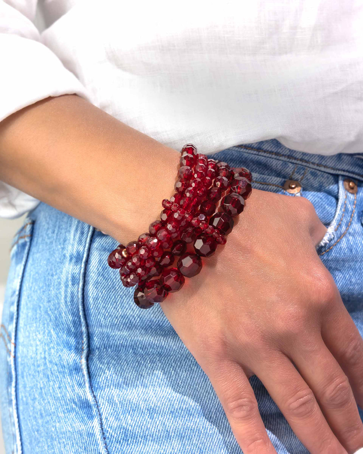 Dauplaise Jewelry - Scarlet Radiance Bracelet