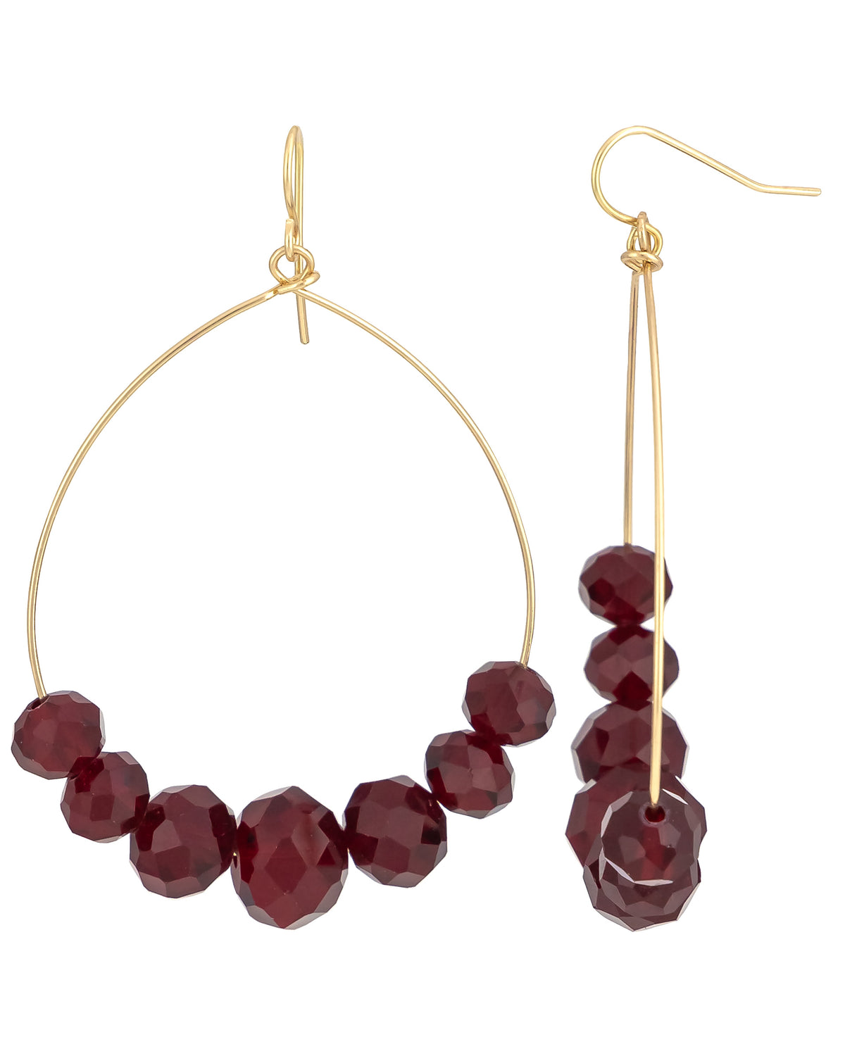 Dauplaise Jewelry - Radiant Ember Hoops