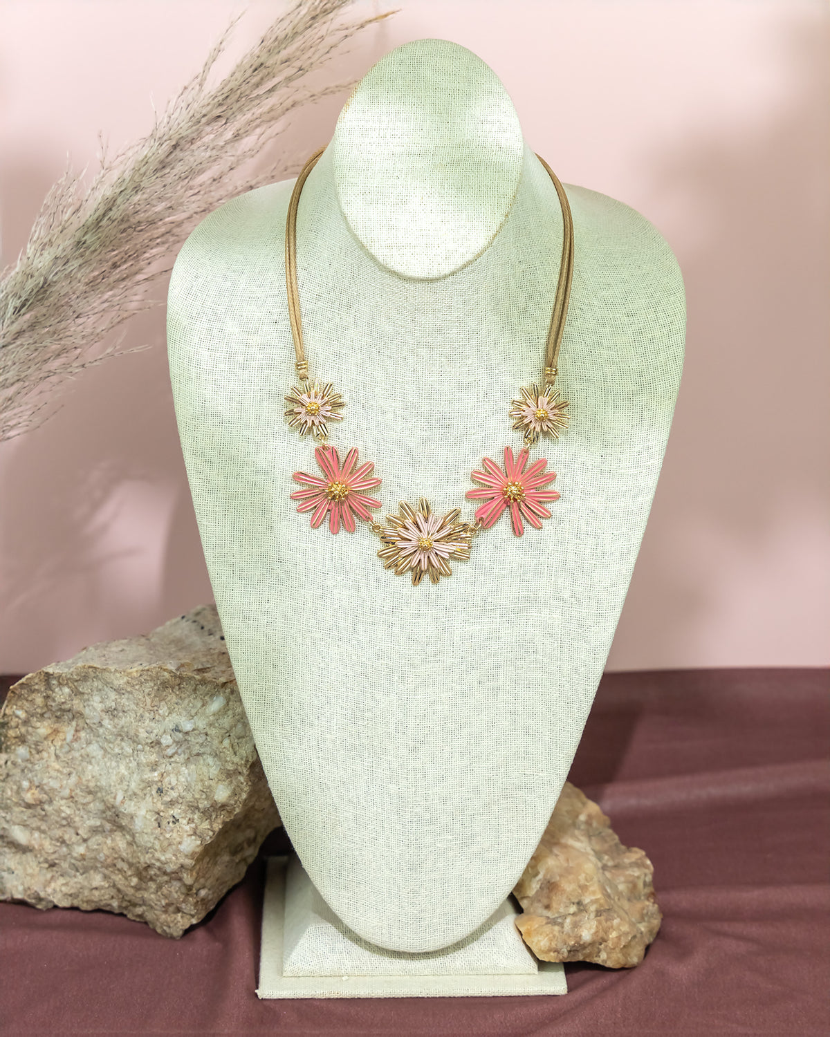 Dauplaise Jewelry - Daisy Garden Statement Necklace