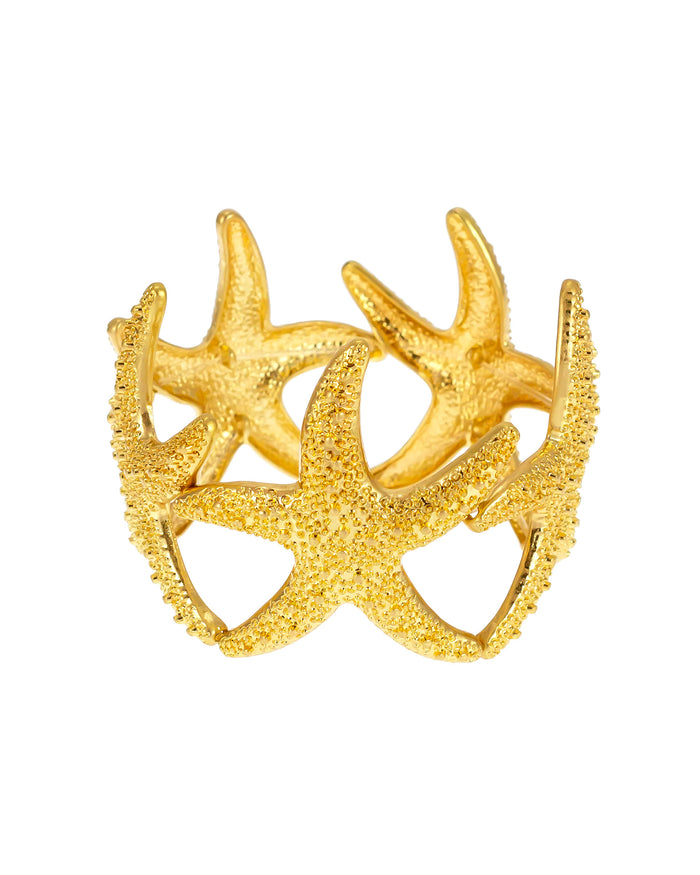 Dauplaise Jewelry - Gold-Tone Starfish Bracelet