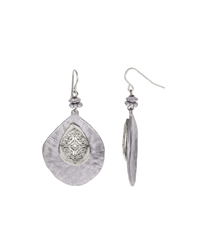 Ruby Rd. - Filigree Drop Earrings