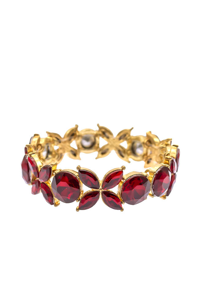 Dauplaise Jewelry - Red Stone Bracelet