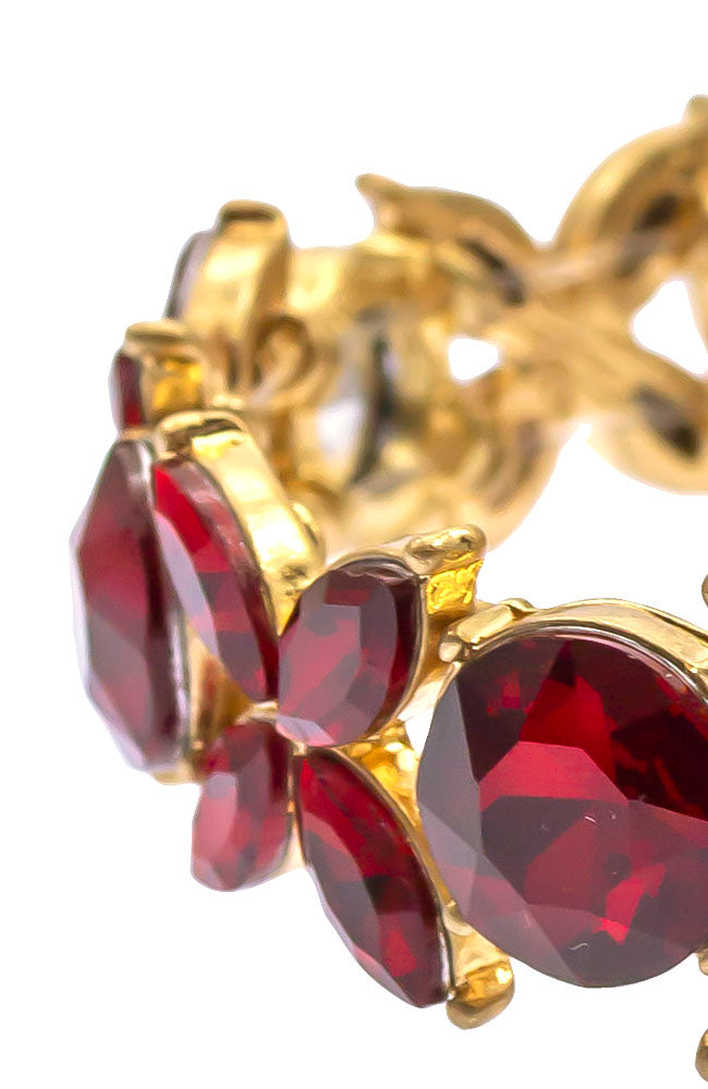 Dauplaise Jewelry - Red Stone Bracelet