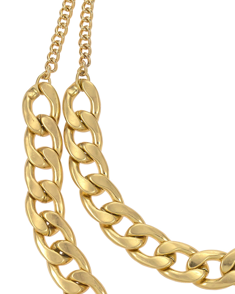 Dauplaise Jewelry - Gold Link Necklace